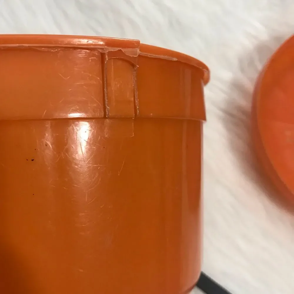 D 1980 McDonalds McBoo‎ Orange Halloween Pumpkin Happy Meal Pail